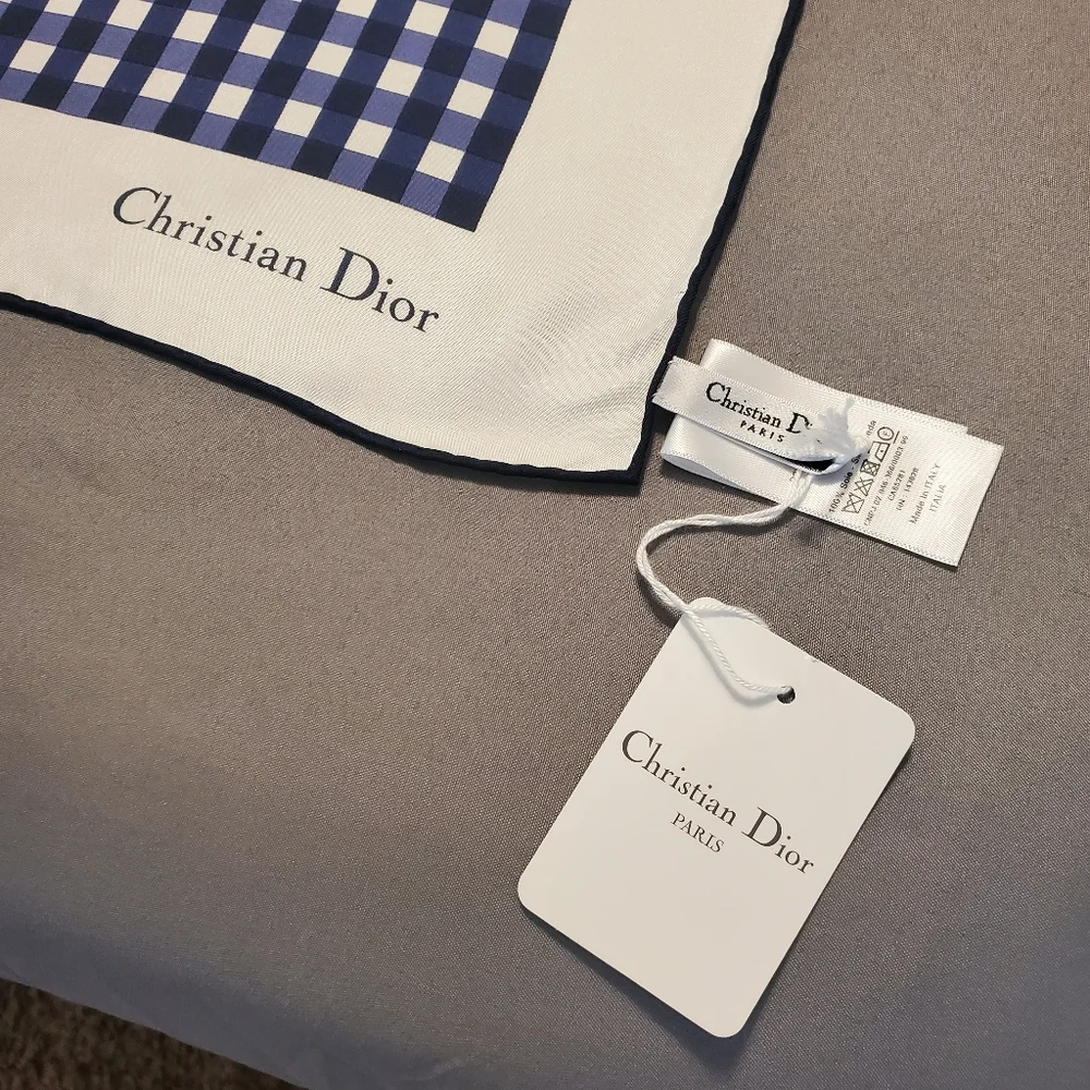 Dior silk scarf